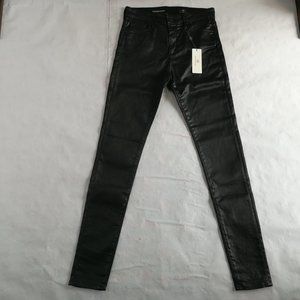Ag Adriano Goldschmied Farrah Skinny Super Black Jeans 27